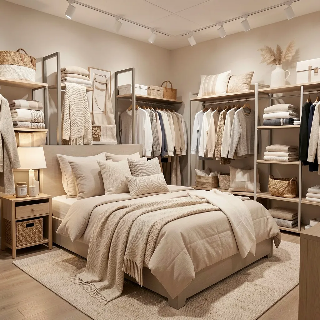 Aesthetic corner with plants and decor