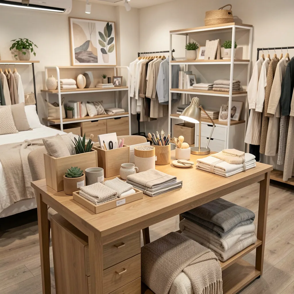 Minimal desk accessories