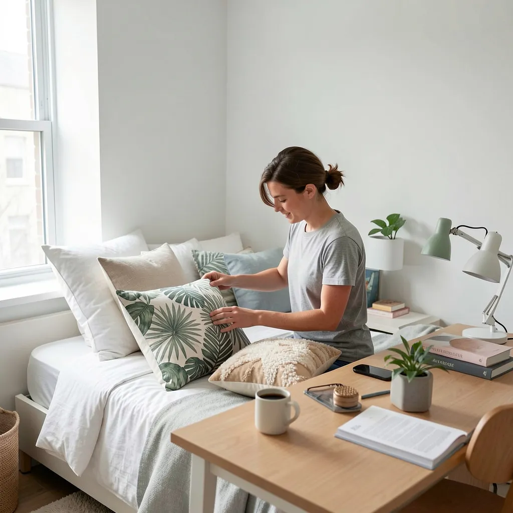 Desk lamp with adjustable brightness