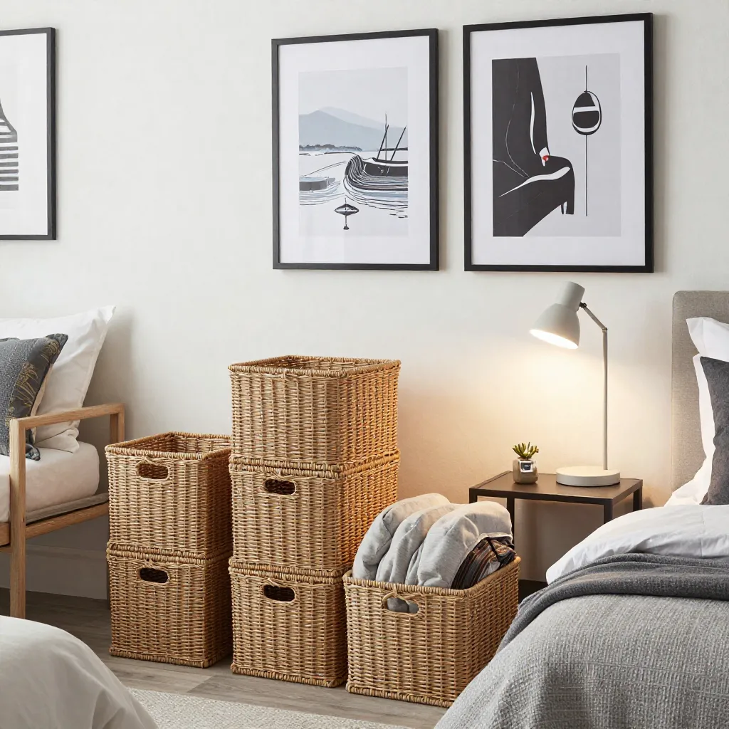 Study kit with desk and lighting