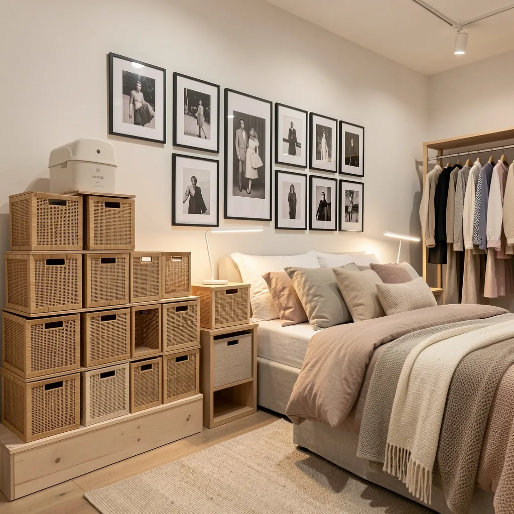 Cozy kit with cushions and lights