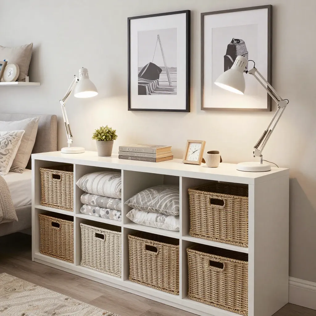 Cozy contact space with decor