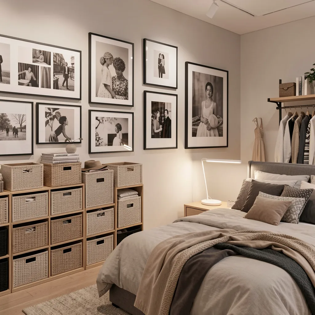 Desk organization setup